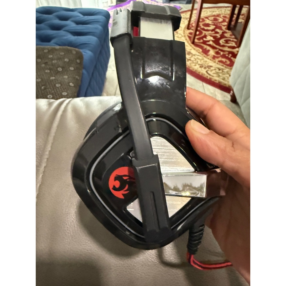 Gaming Headset Dragon Red Black Wired Over Ear Circumaural‎